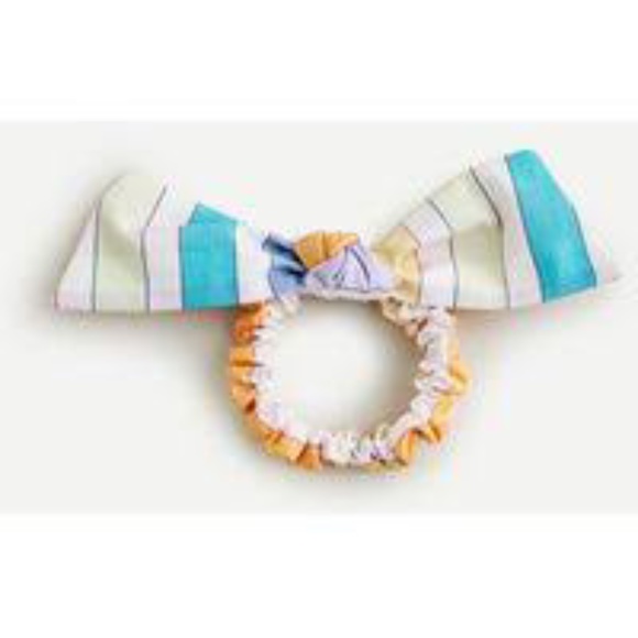 J Crew Pastel Rainbow Headband & Bow Scrunchie main image 4